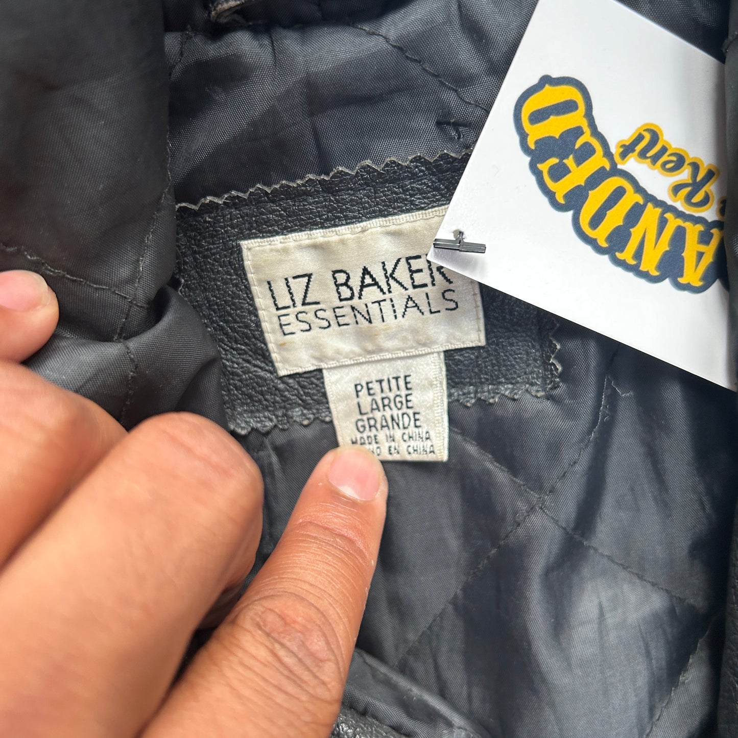 Vintage Liz Baker Leather Jacket