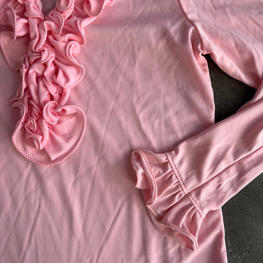 Vintage Detailed Neckline Blouse