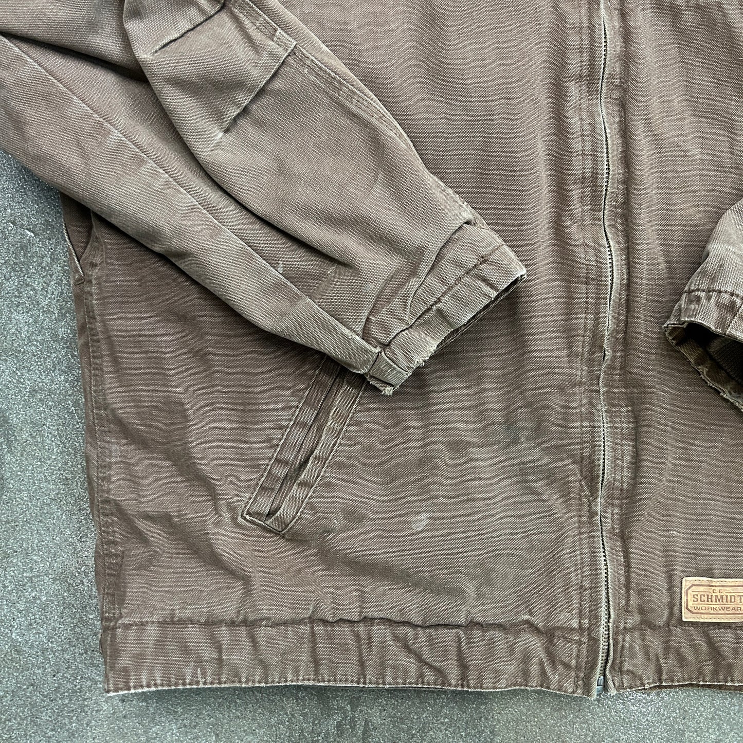 Schmidt Brown Zip Up