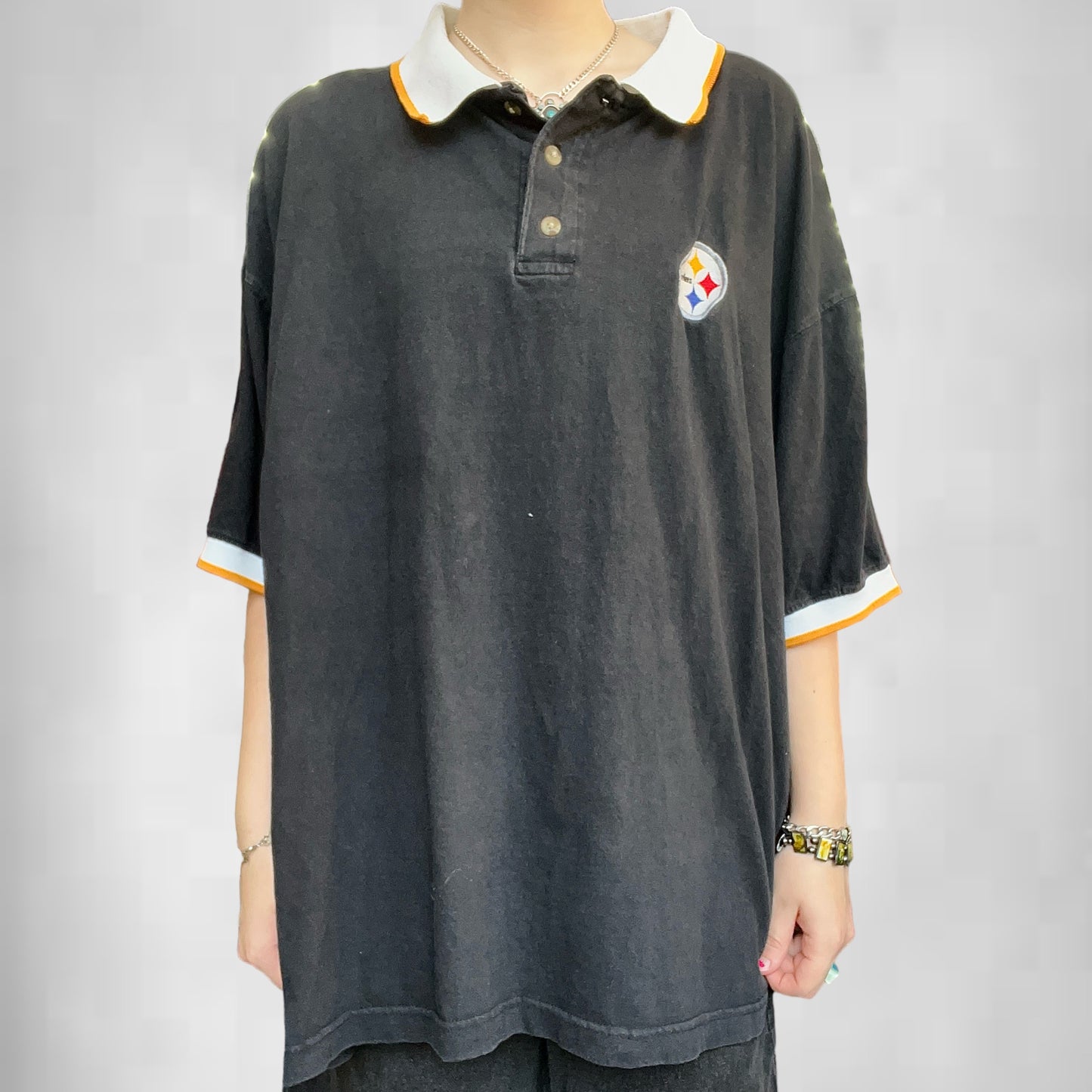 Vintage Pittsburgh Steelers The Edge Polo
