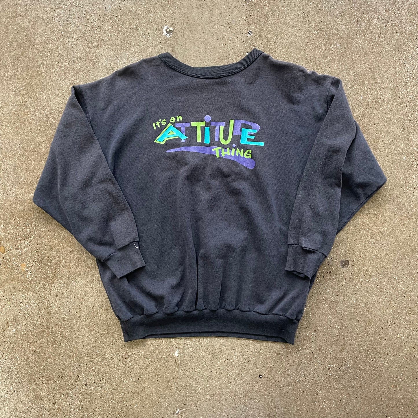Vintage Attitude Thing Crewneck