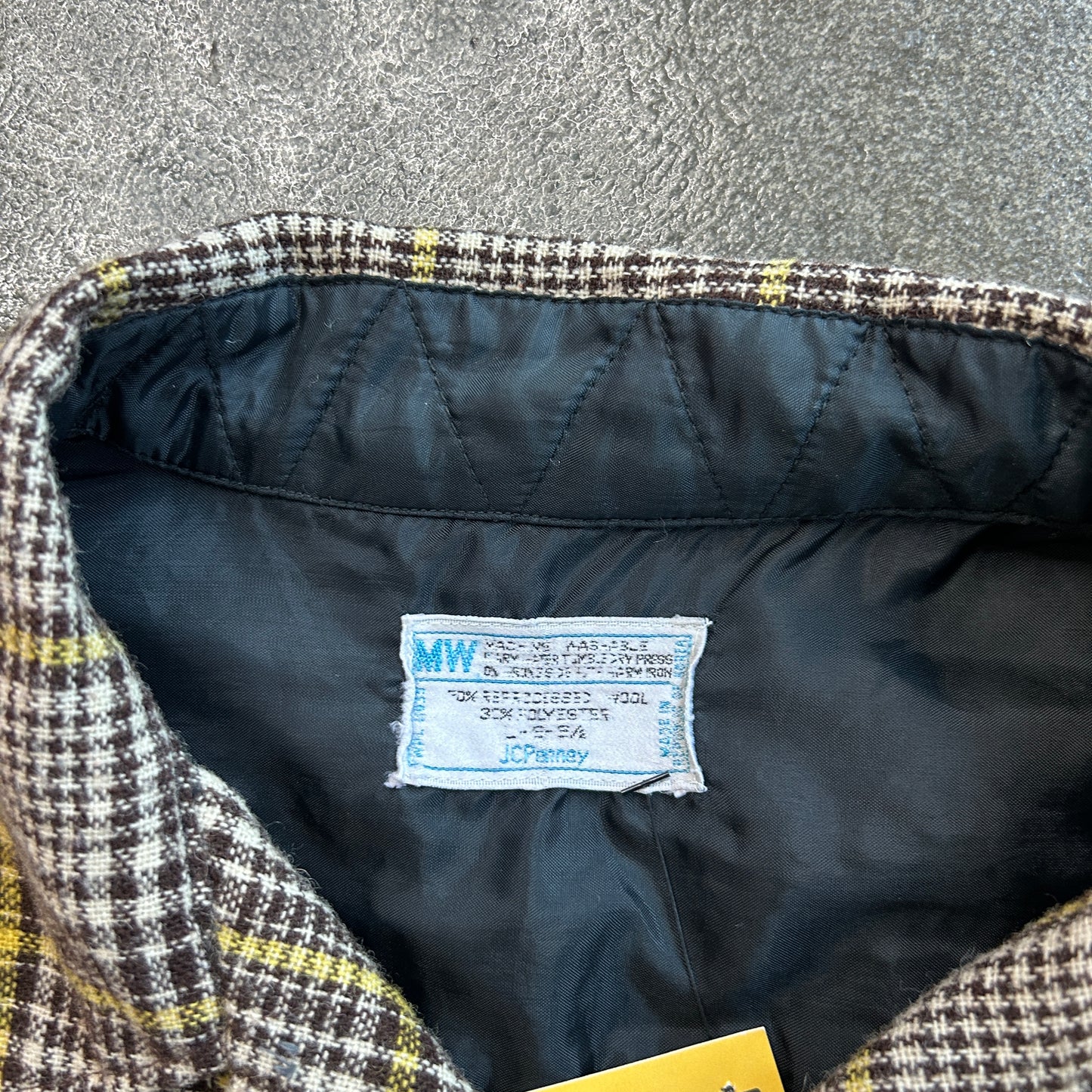 Vintage JCPenny Plaid Button Up