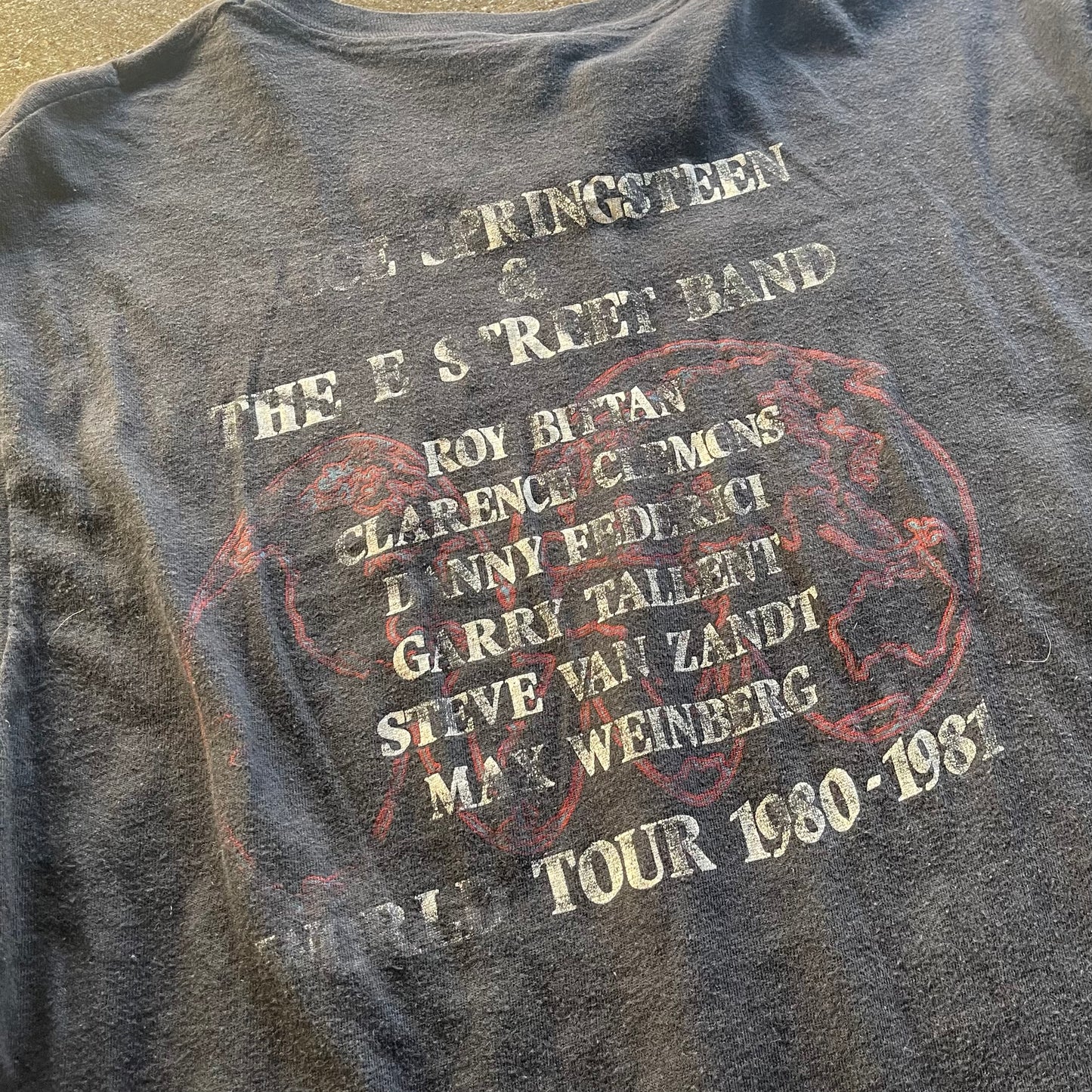 Vintage 1981 Bruce Springsteen World Tour Tee
