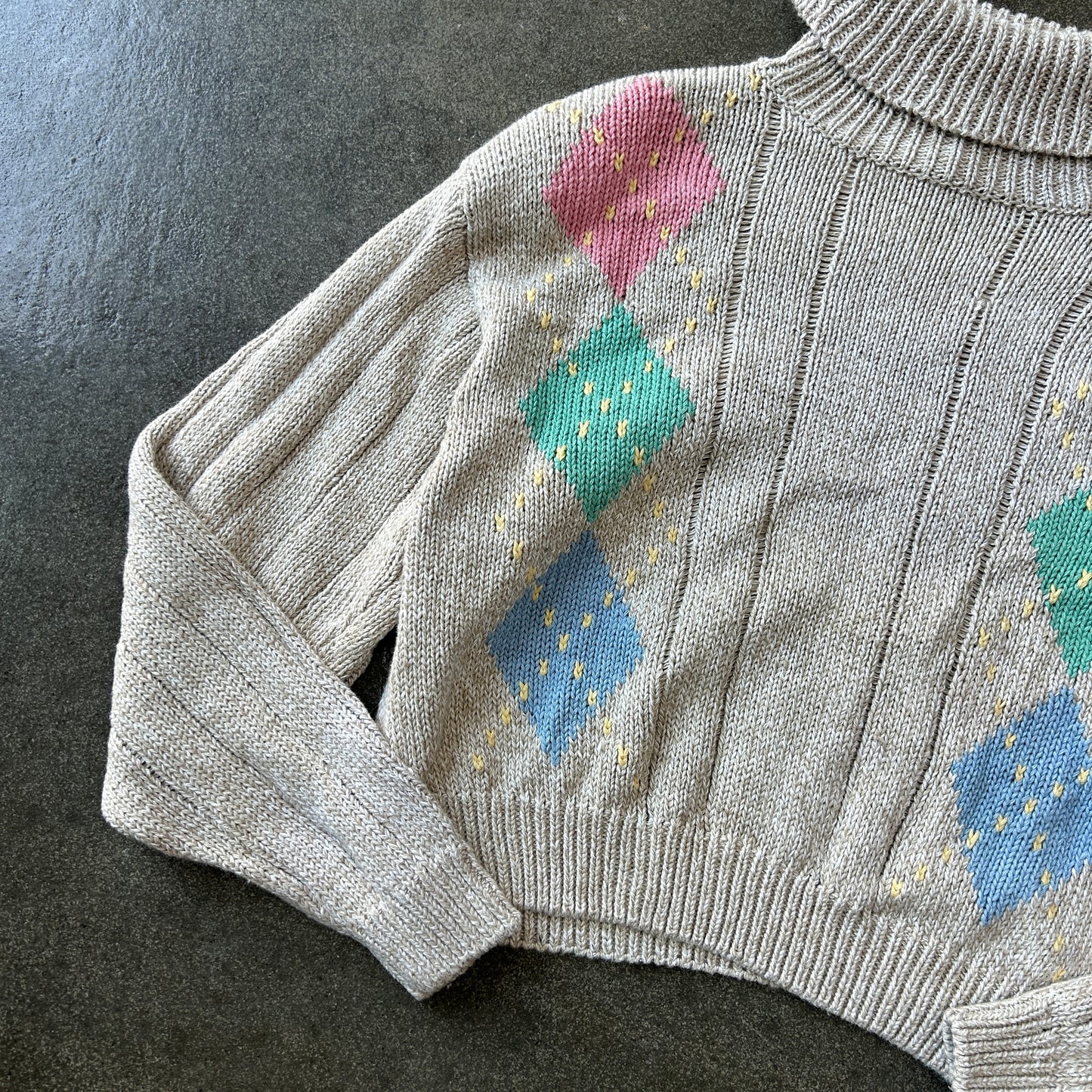 Vintage LizSport Cropped Sweater
