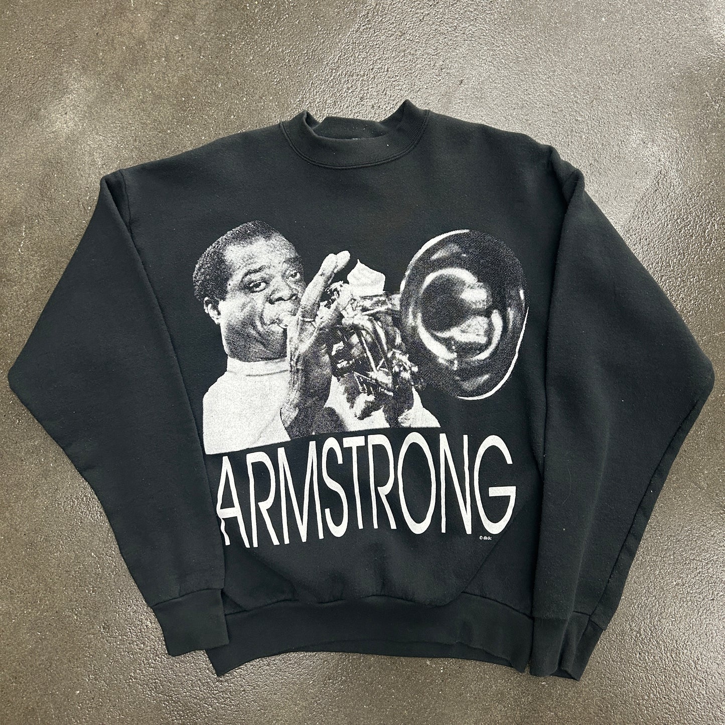 Vintage Fruit Of The Loom Louis Armstrong Sweatshirt