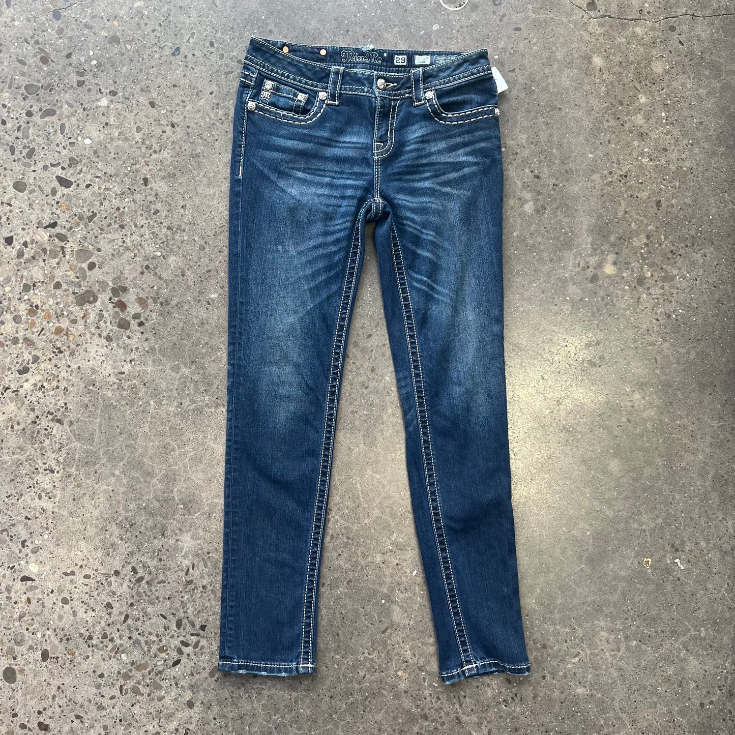 Vintage Miss Me Mid-Rise Skinny Jeans