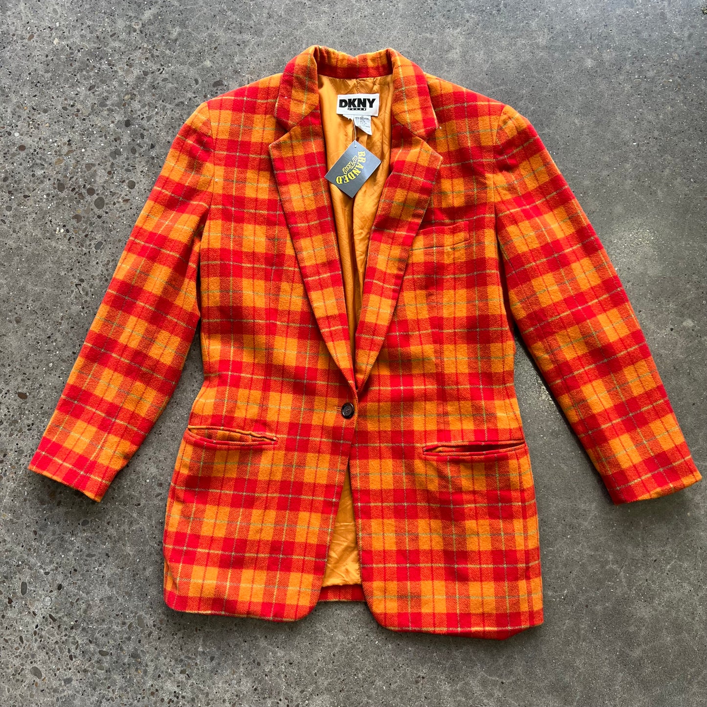 Vintage DKNY Plaid Blazer