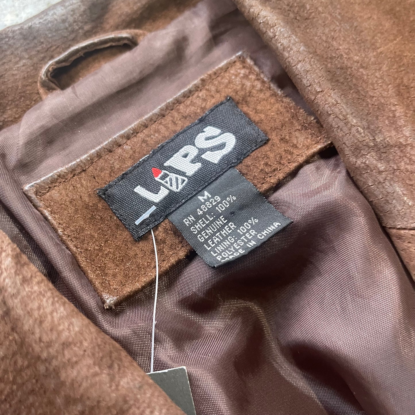 Vintage Lips Suede Jacket