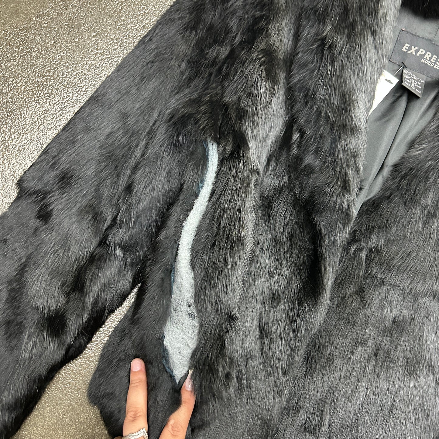 Vintage Express Rabbit Fur Jacket