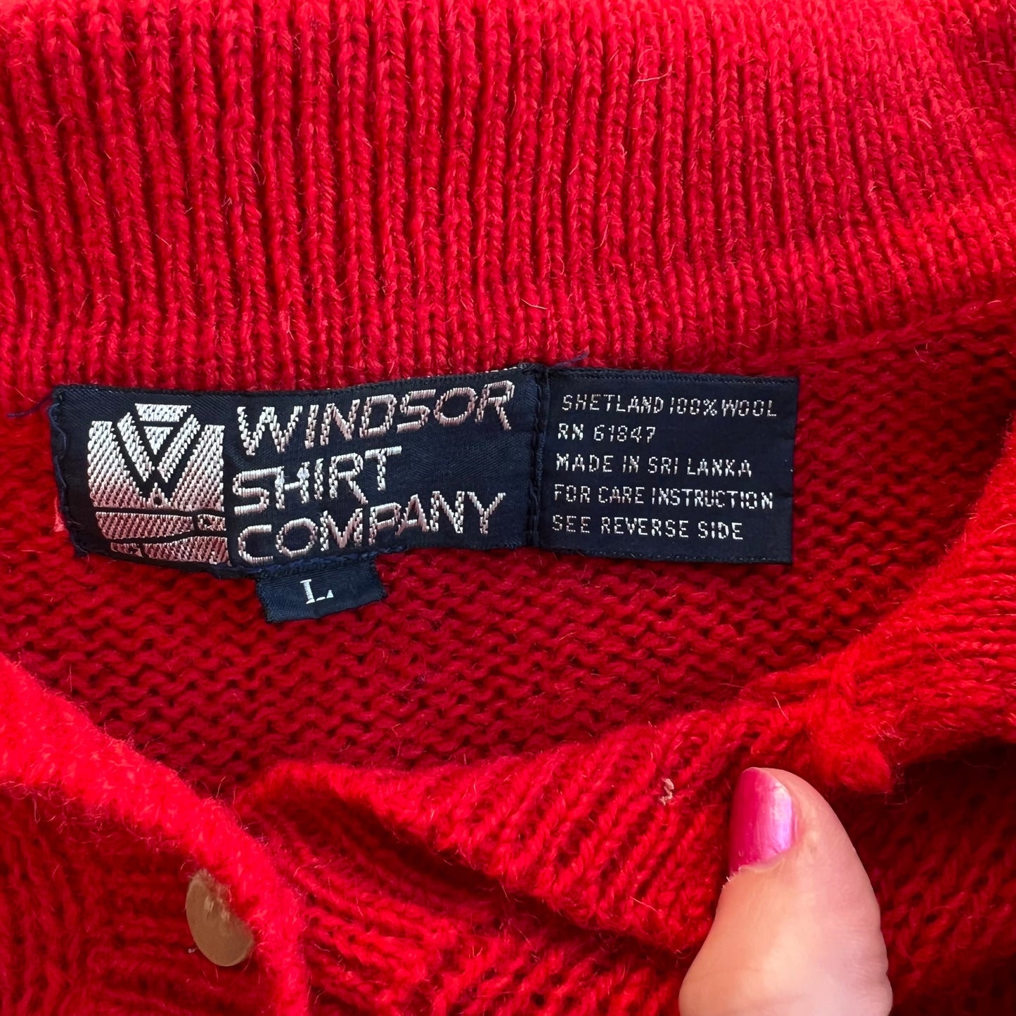 Vintage Wool Windsor Shirt Company Sweater