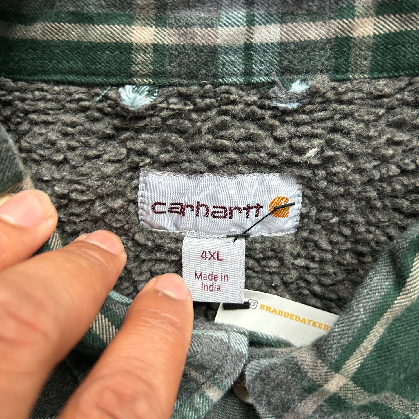 Vintage Carhartt Sherpa Lined Flannel