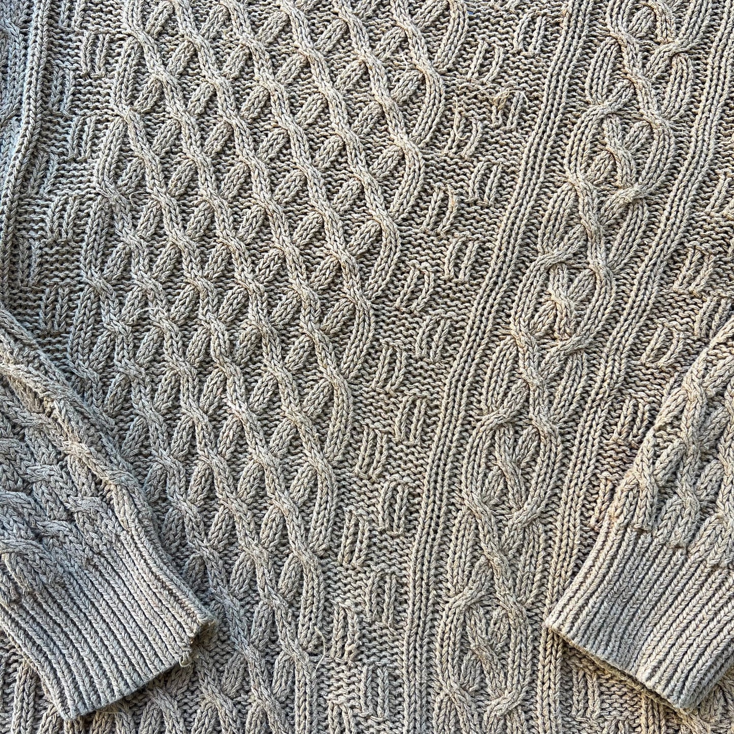 Vintage Ocean Port Cable Knit Sweater
