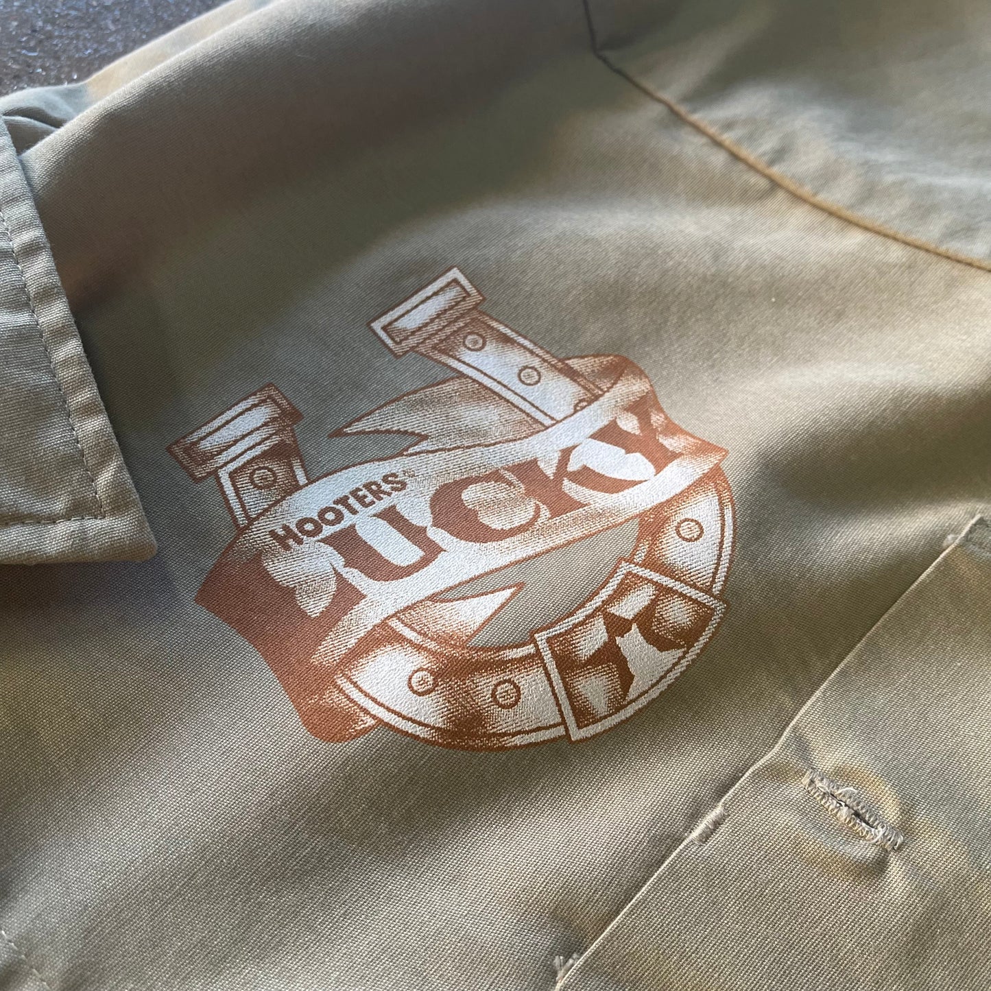 Vintage Hooters Button Up