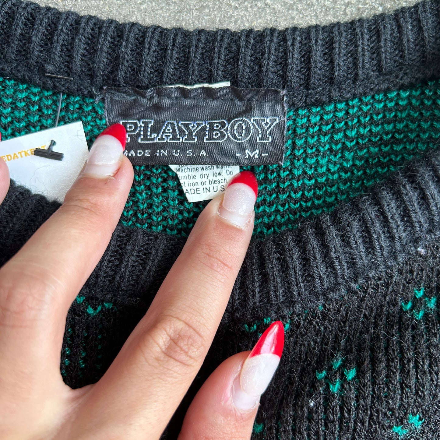 Vintage Playboy Knit Sweater