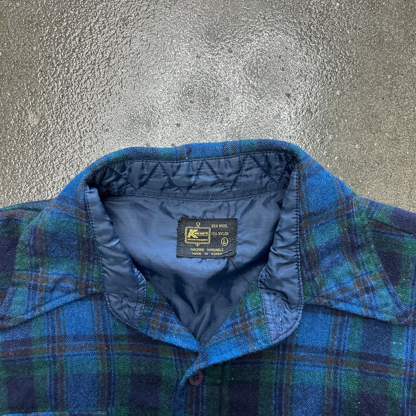Vintage K Mart Wool Flannel