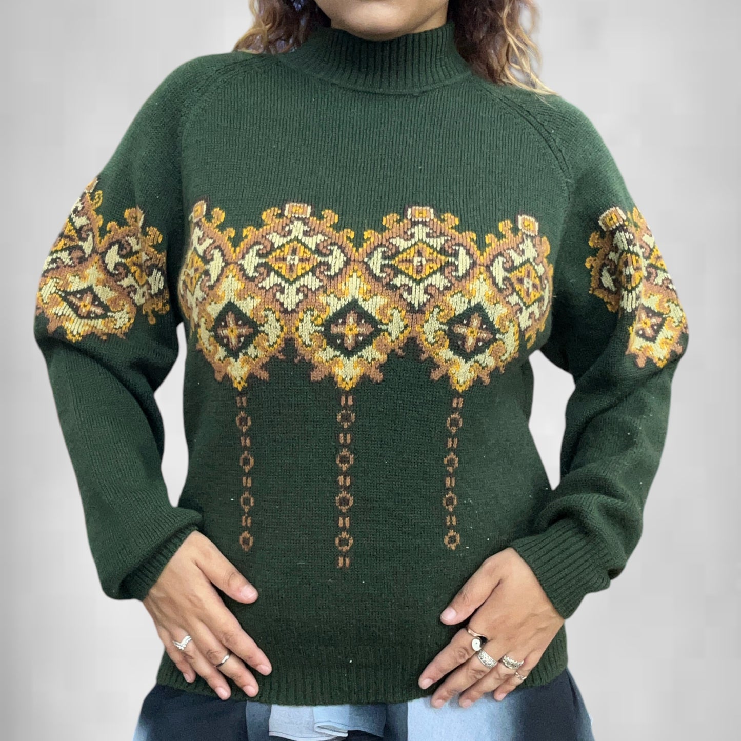 Vintage Mock Neck Sweater