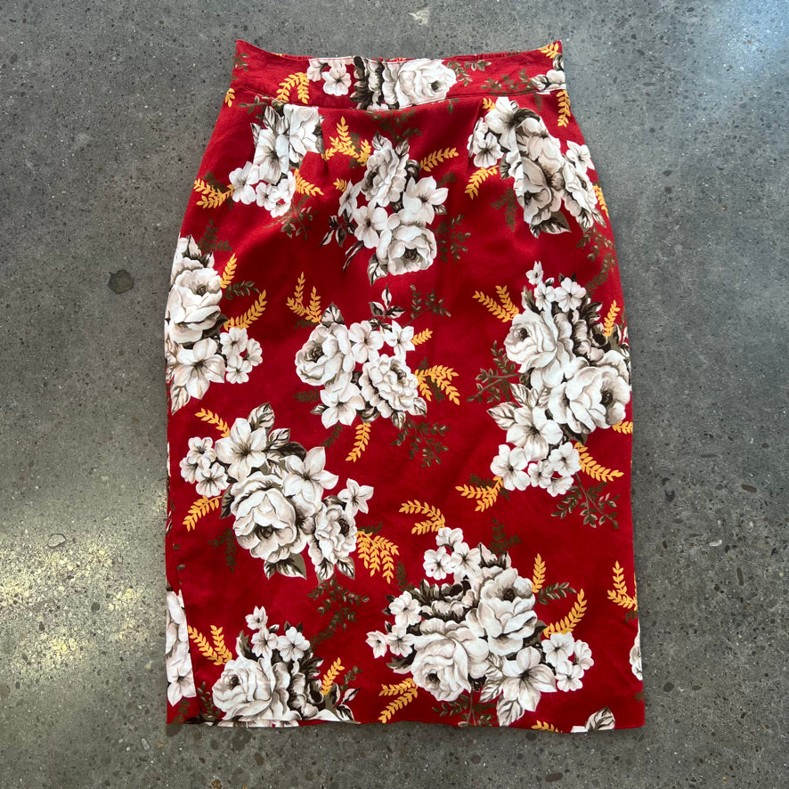 Vintage Norton McNaughton Floral Skirt