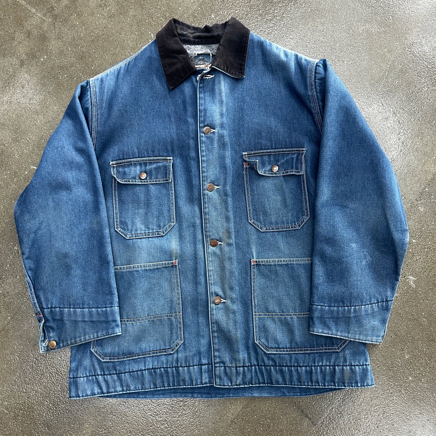 Vintage Big Mac Wool Lined Denim Jacket