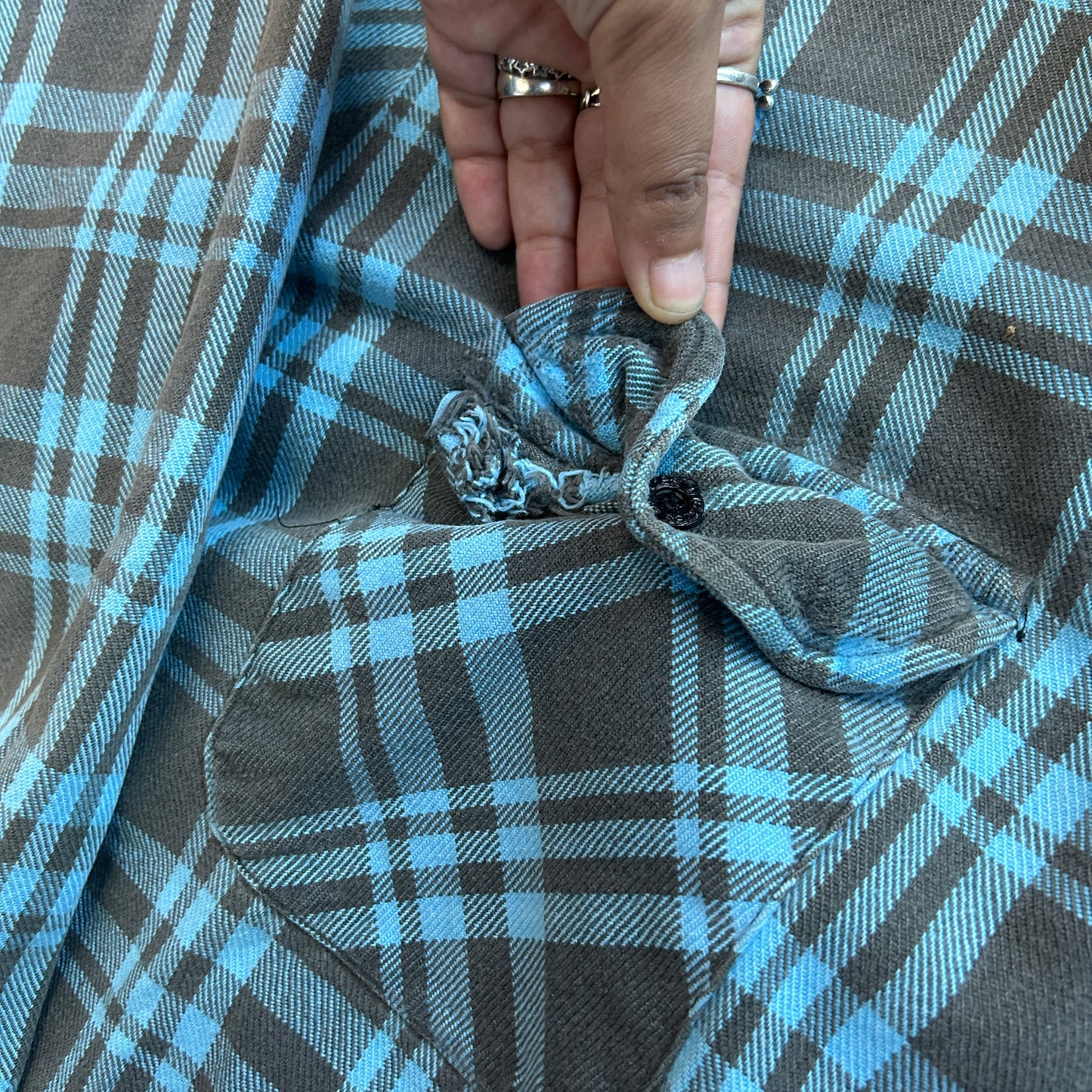Vintage Dickies Distressed Flannel