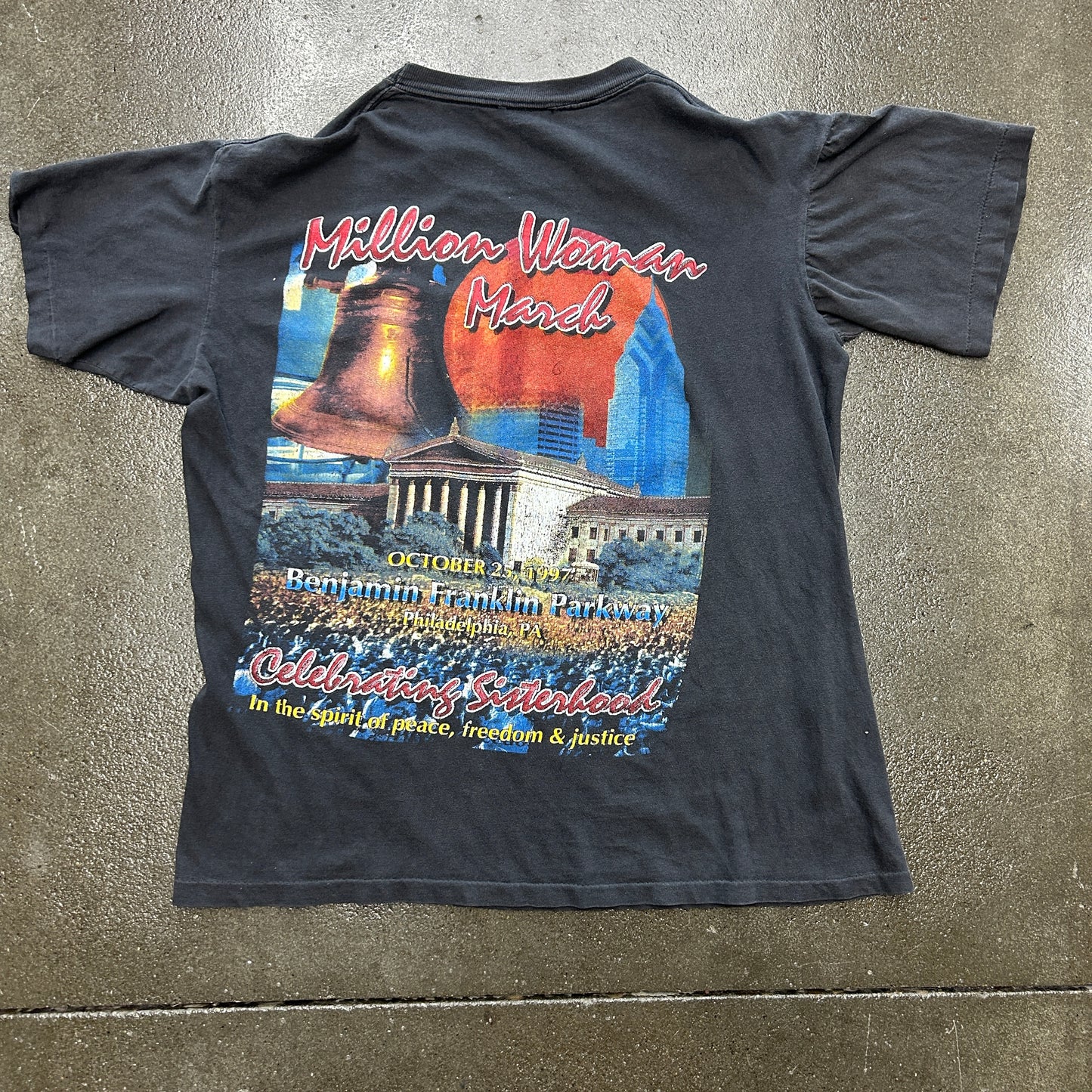 Vintage 1997 Million Woman March Tee