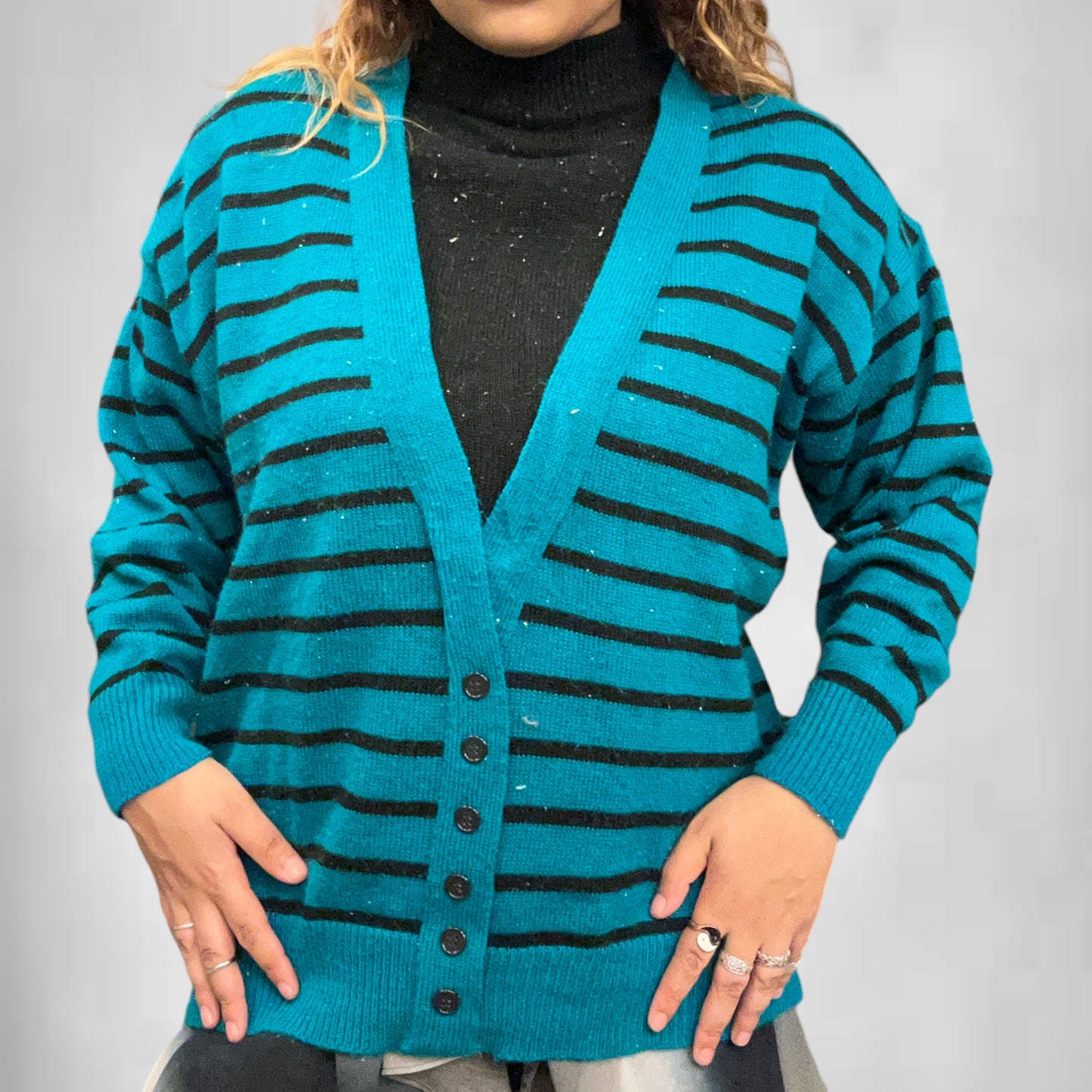 Vintage Plus Factor Striped Sweater