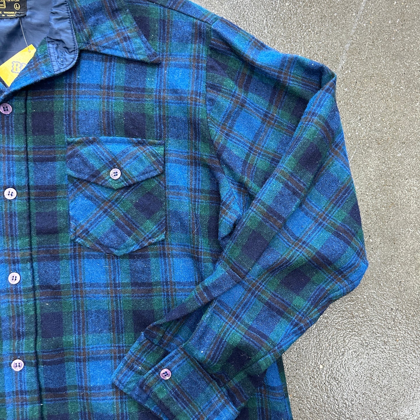 Vintage K Mart Wool Flannel