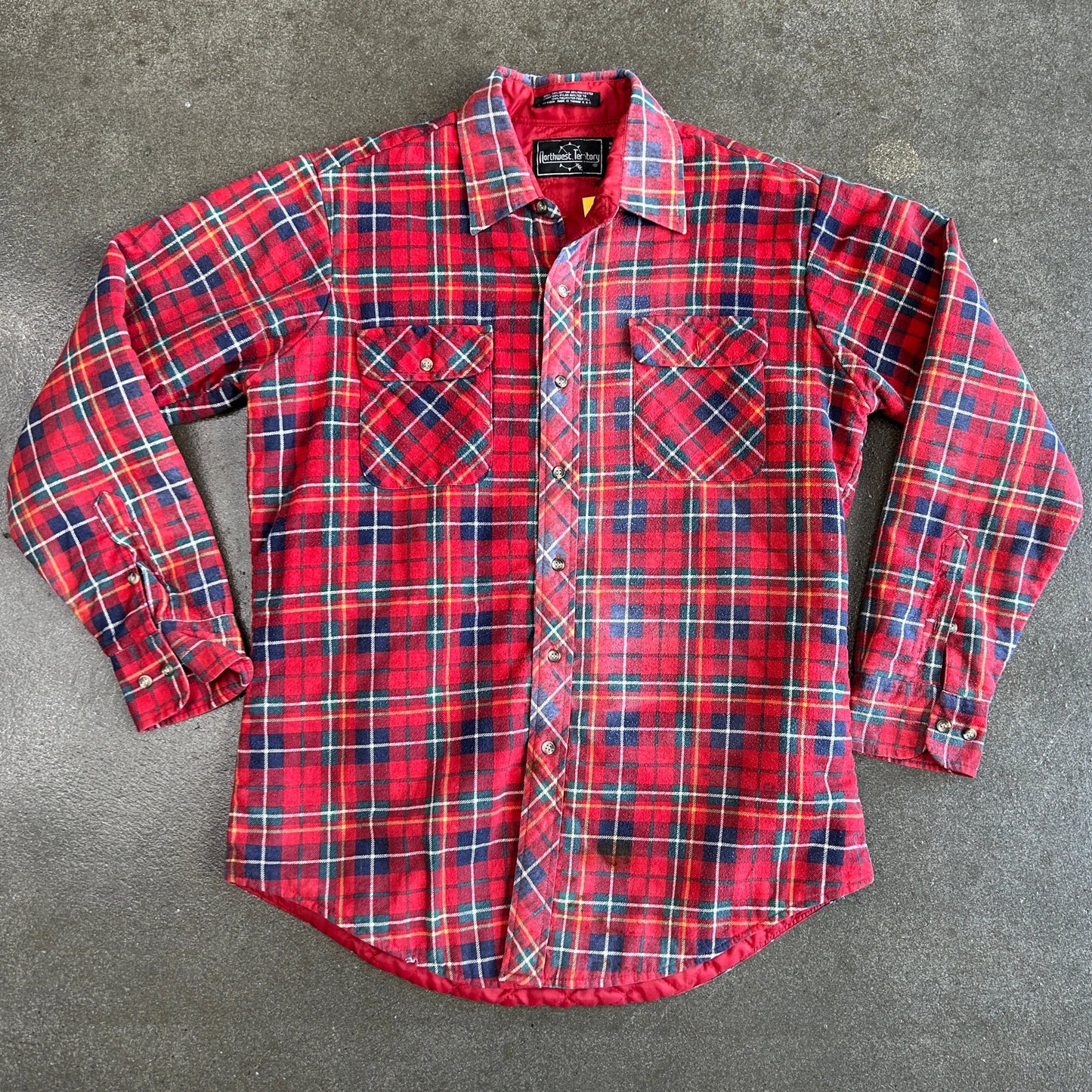 Vintage Northwest Territory Button Up Flannel Jacket