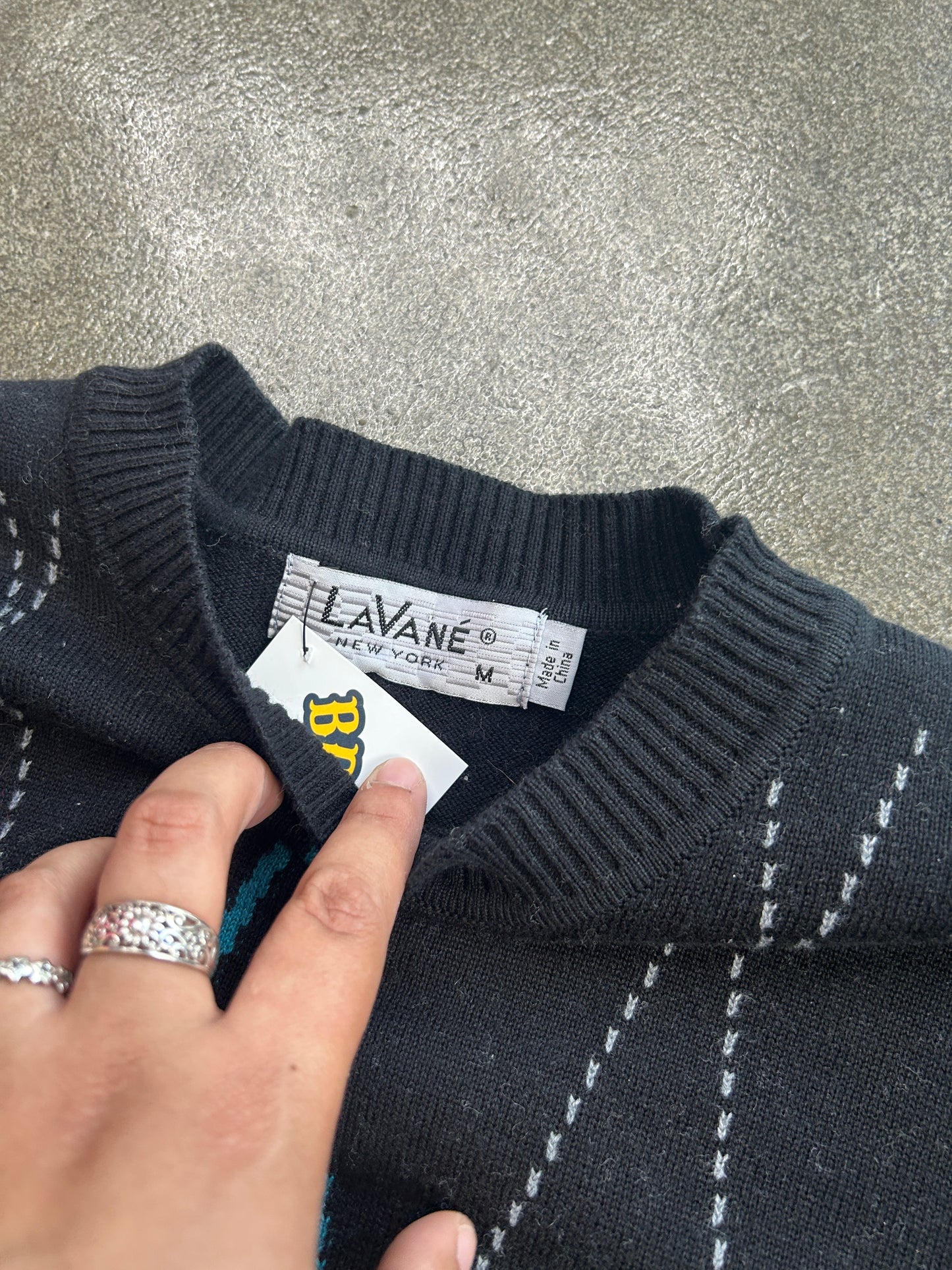 Vintage LaVanè New York Argyle Sweater