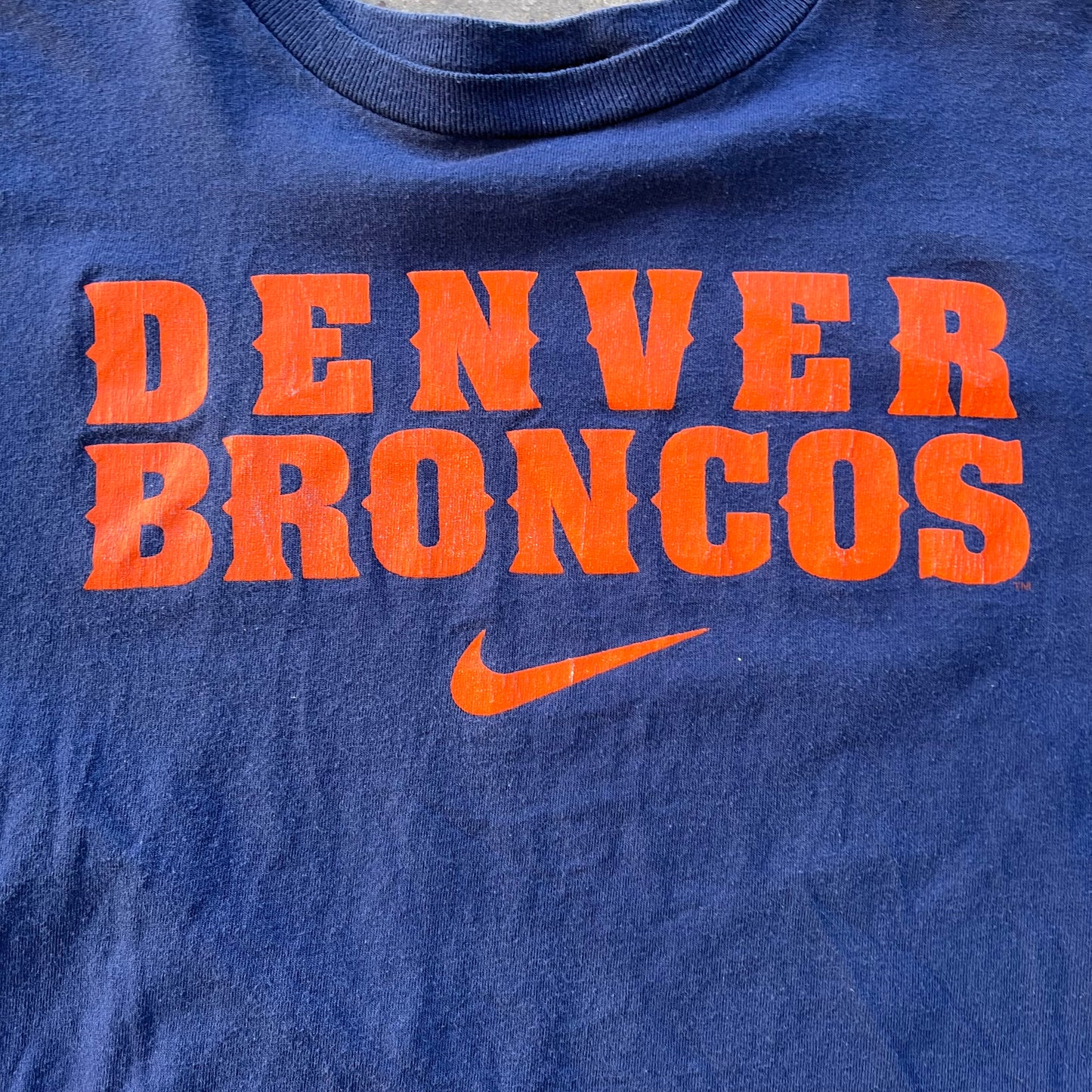 Vintage Nike Denver Broncos Baby Tee