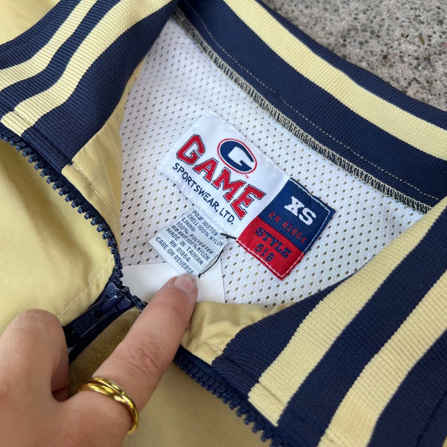 Vintage Game Sportswear Windbreaker