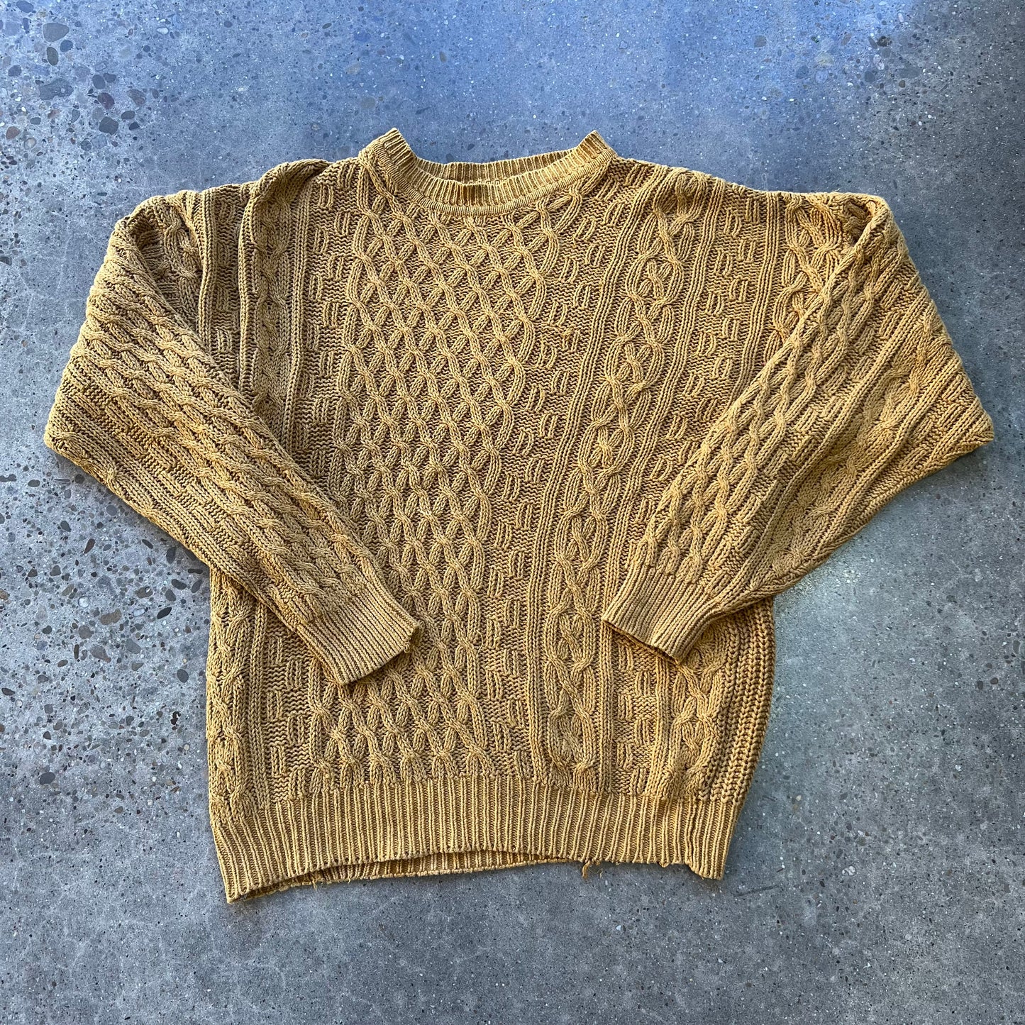 Vintage Ocean Port Cable Knit Sweater