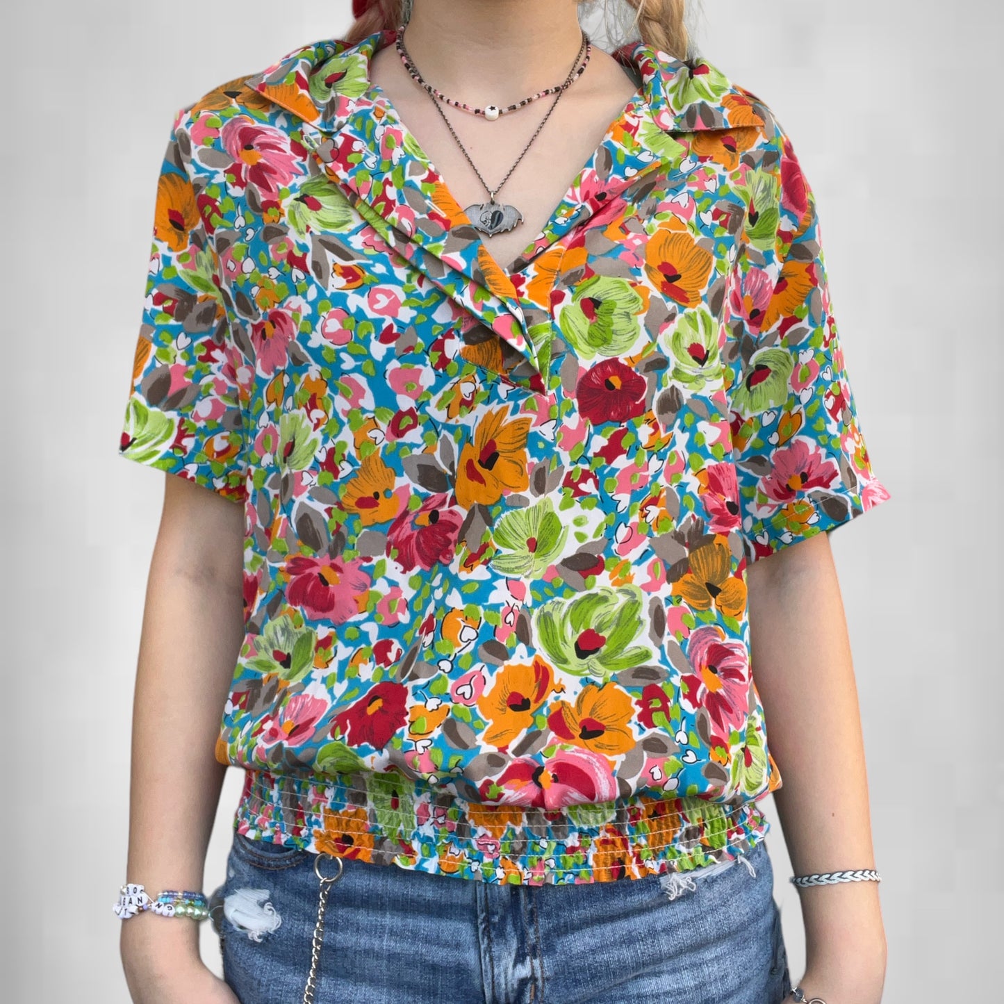 Vintage Nicola Floral Shirt