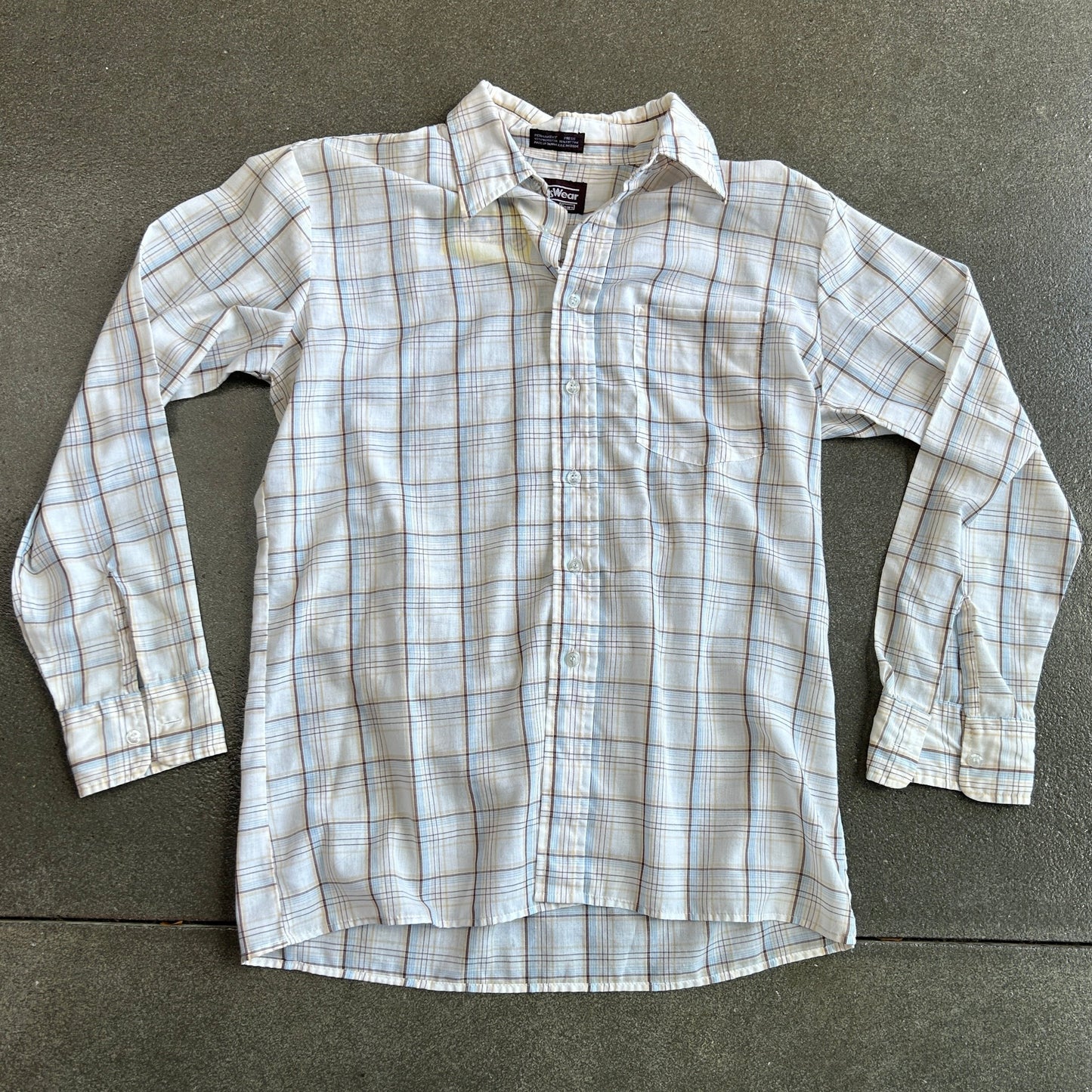 Vintage Sportswear Button Up Flannel