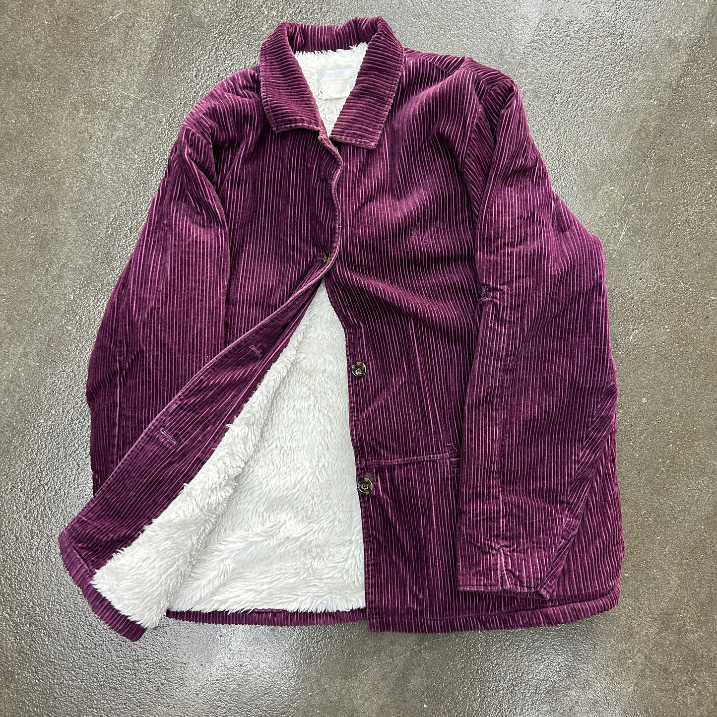 Vintage Corduroy Sherpa Lined Coat