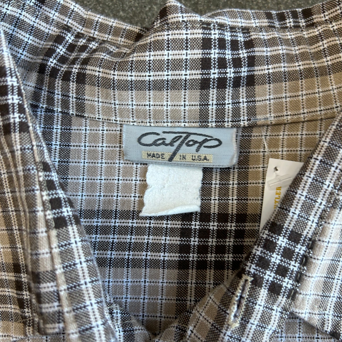Vintage Caltpop Short Sleeve Flannel
