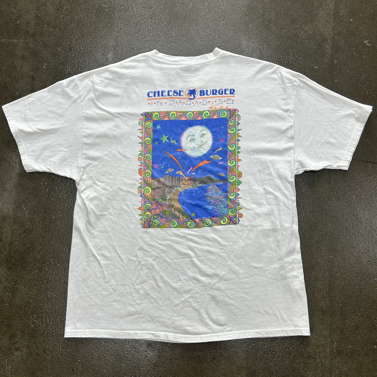 Vintage Jimmy Buffett Cheeseburger Tee