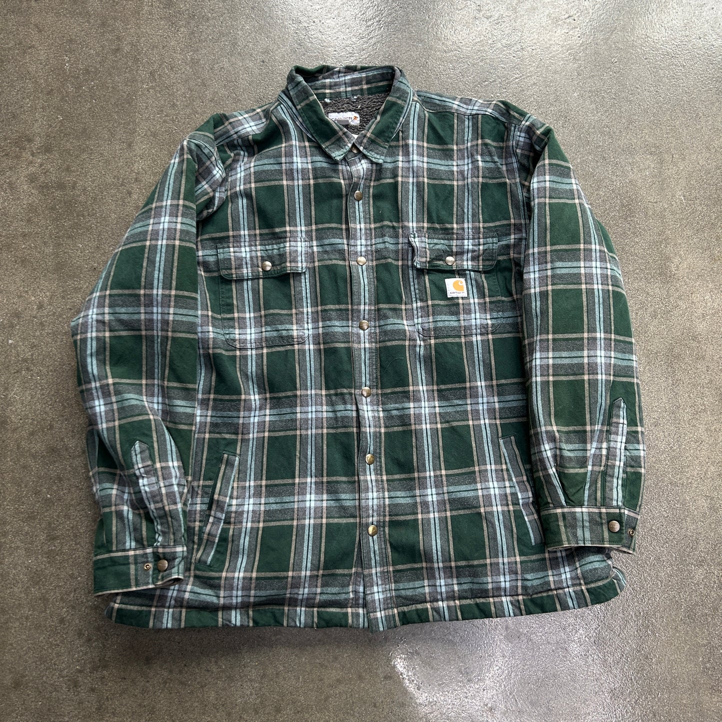 Vintage Carhartt Sherpa Lined Flannel