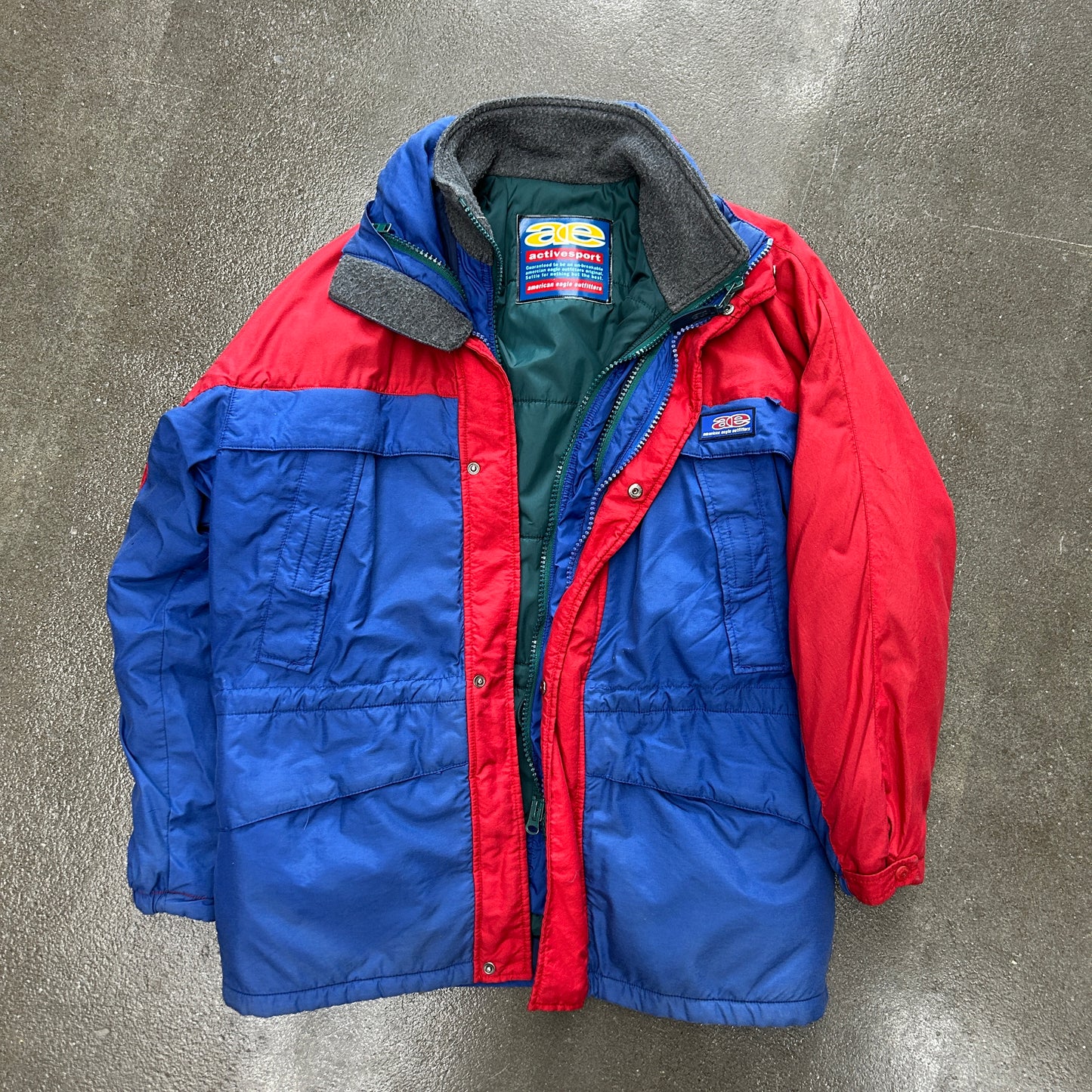 Vintage American Eagle Double Lined Snow Coat
