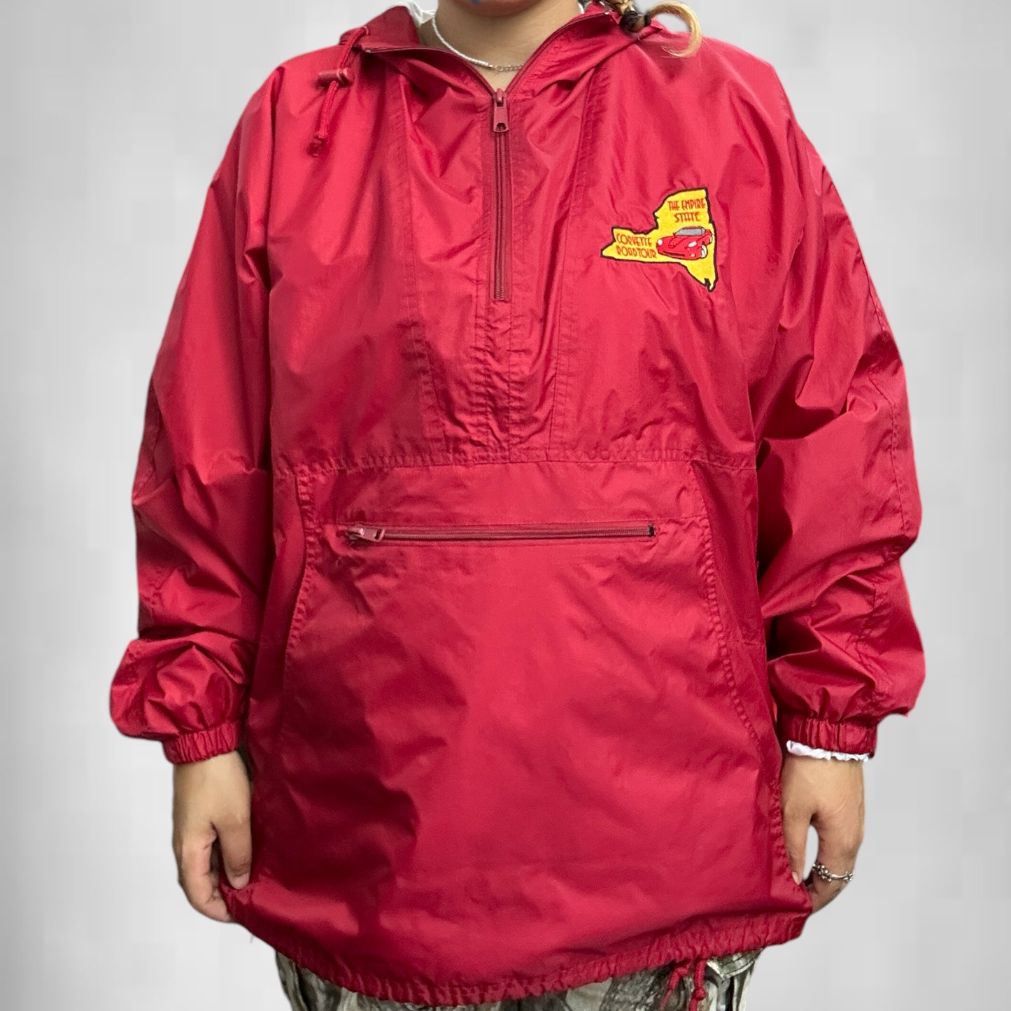 Vintage Empire State Corvette Road Tour Windbreaker