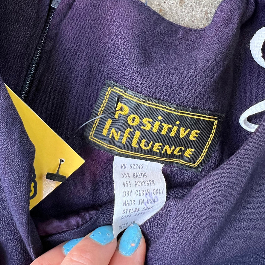 Vintage Deep Purple Dress