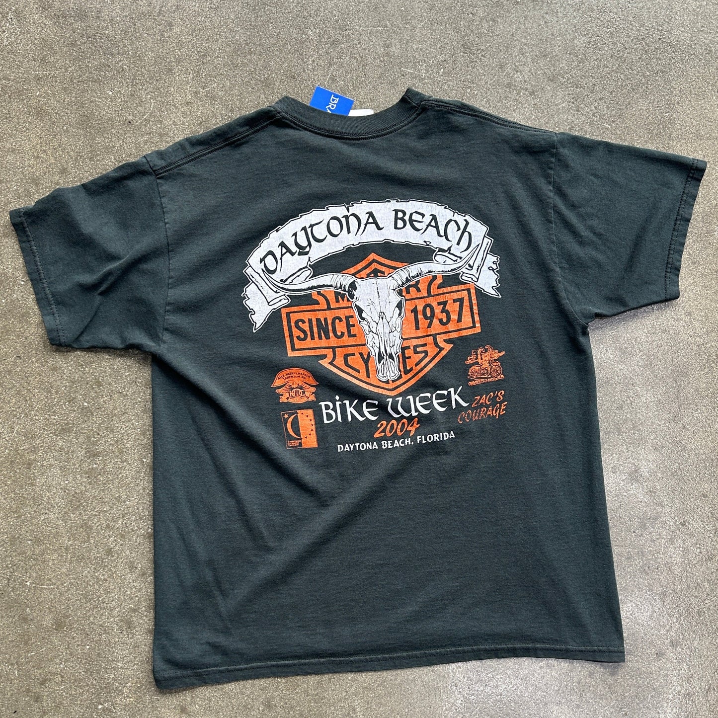 Vintage 2004 Harley Davidson Daytona Bike Week Tee