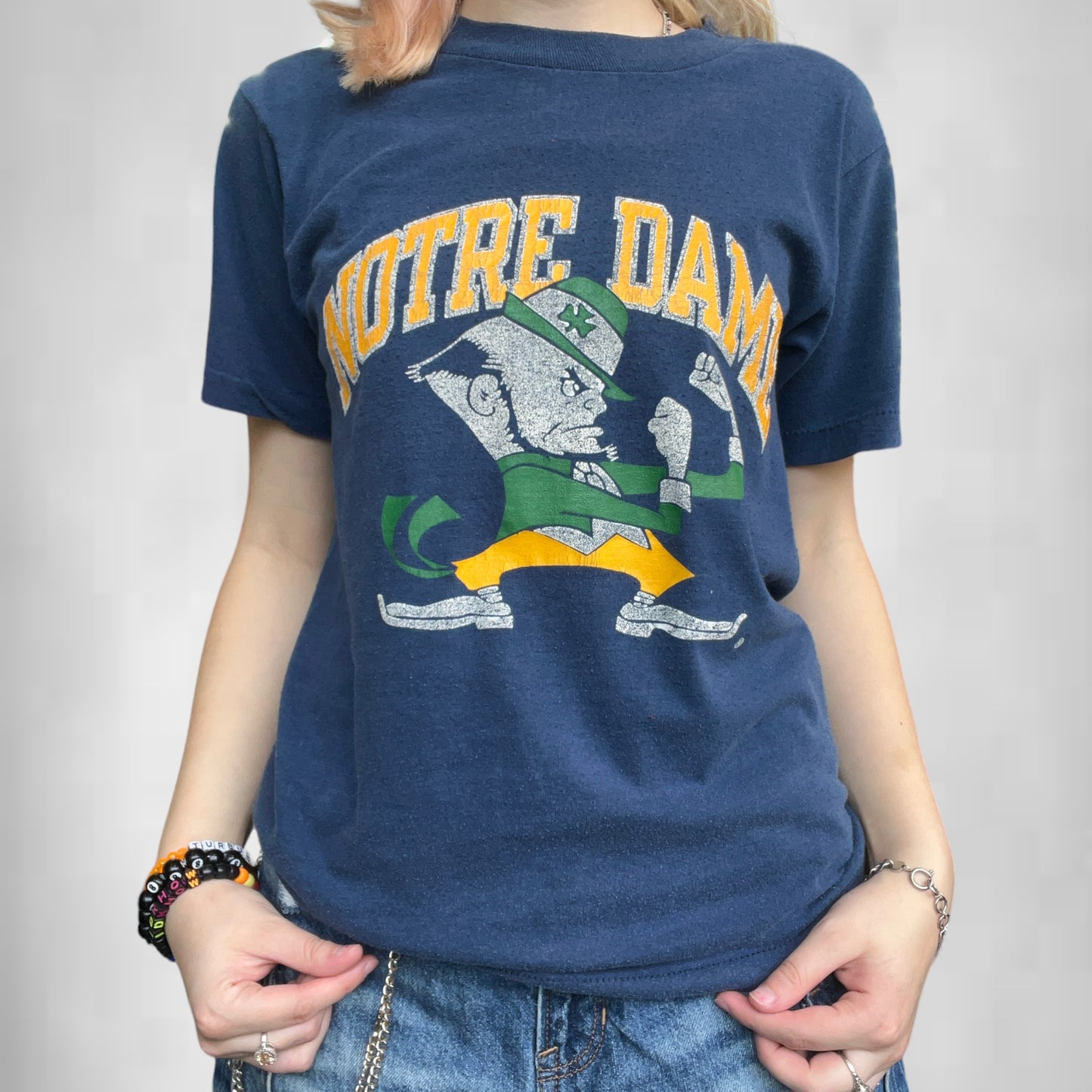 Vintage Notre Dame Leprechaun Tee