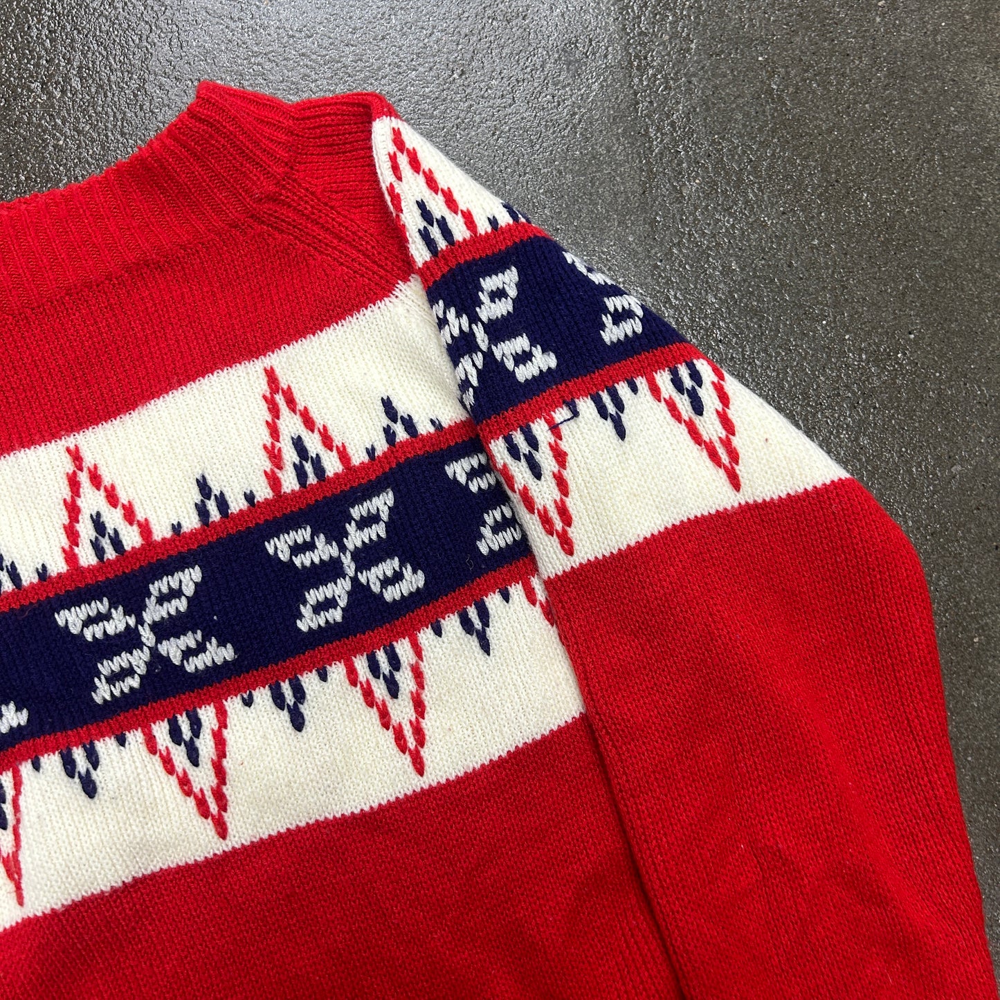 Vintage Montgomery Ward Patterned Sweater