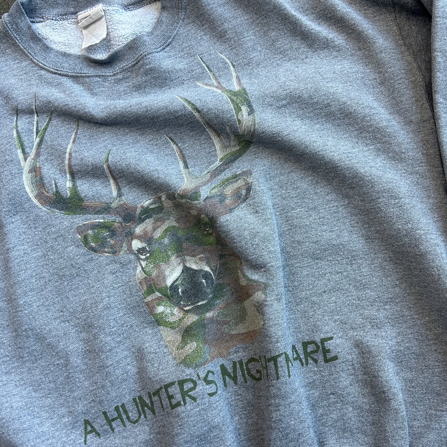 Vintage Buck Hunter’s Nightmare Crewneck
