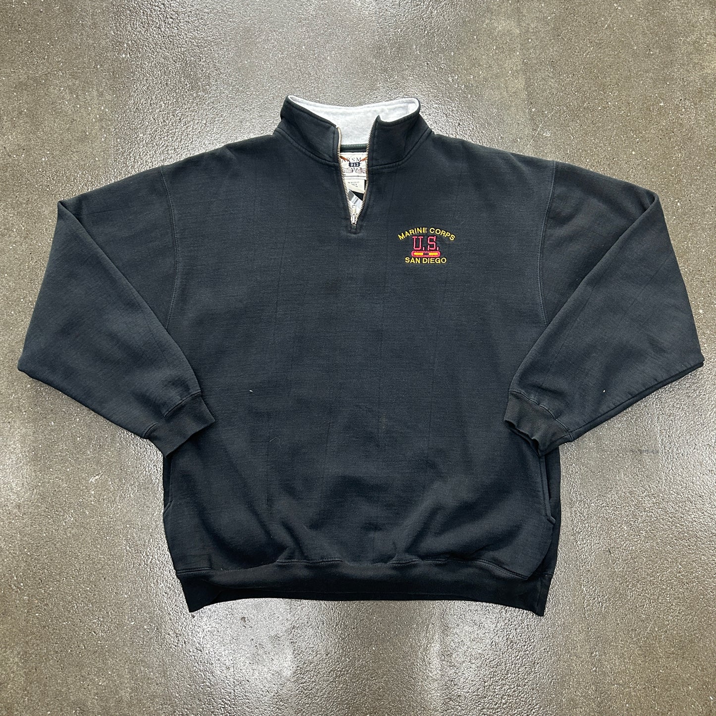 Vintage Marine Corps Quarter Zip