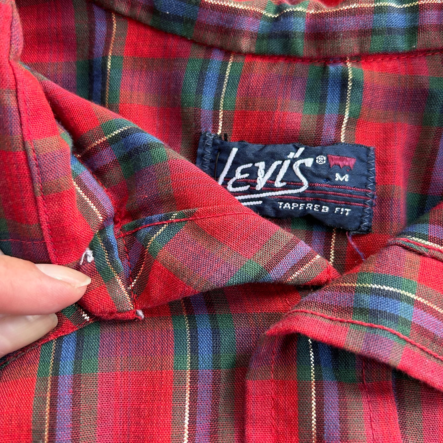 Vintage Levi’s Pearl Snap Flannel