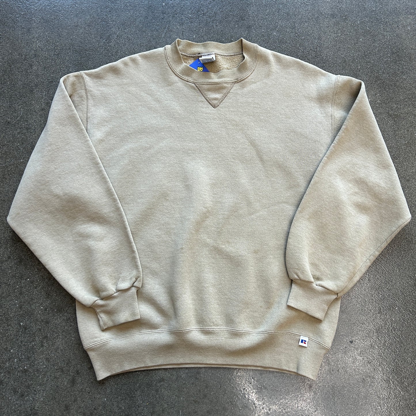 Vintage Russell Athletic Tan Crewneck
