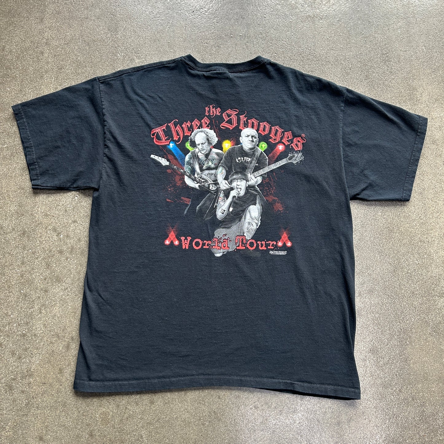 Vintage Three Stooges World Tour Tee