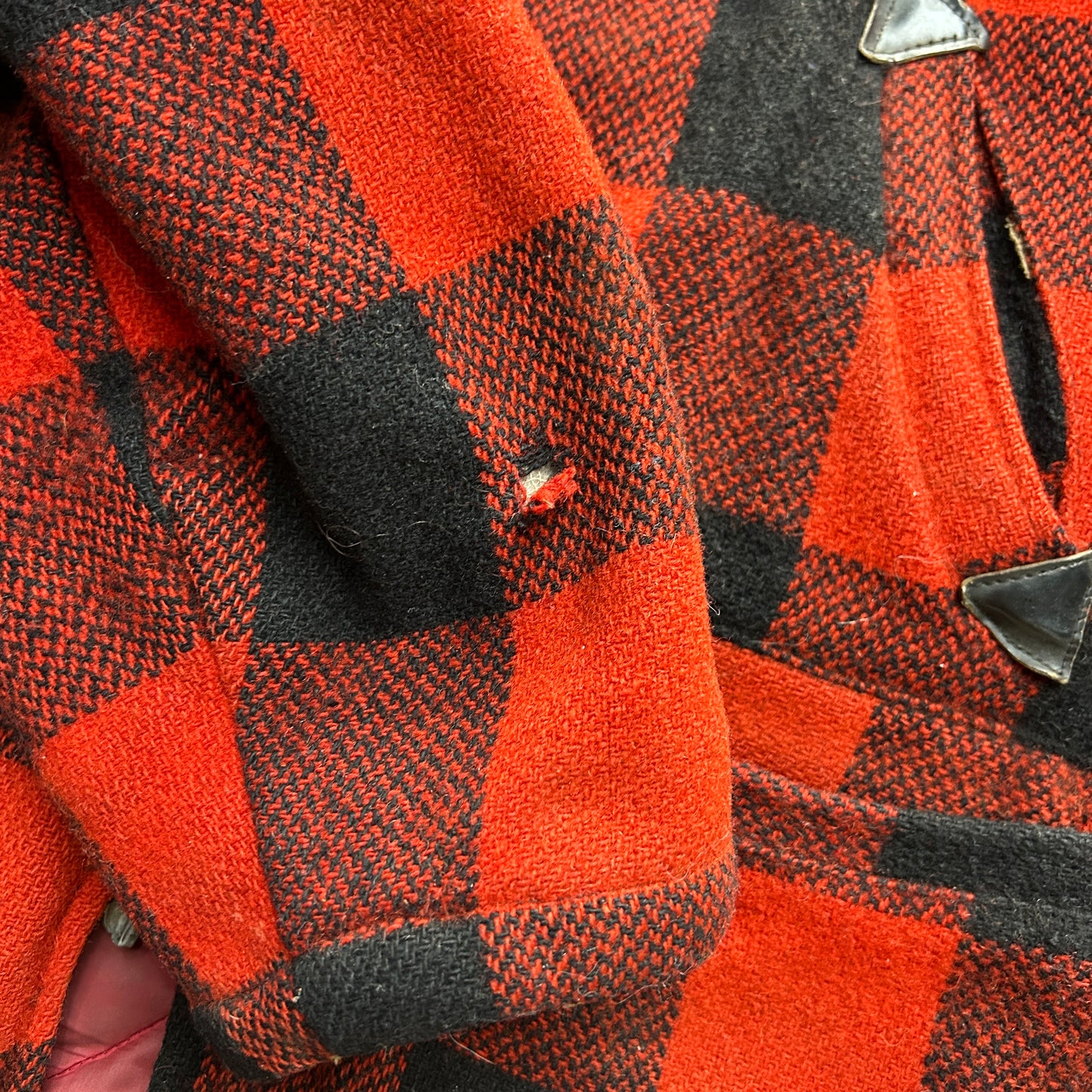 Vintage Plaid Wool Jacket
