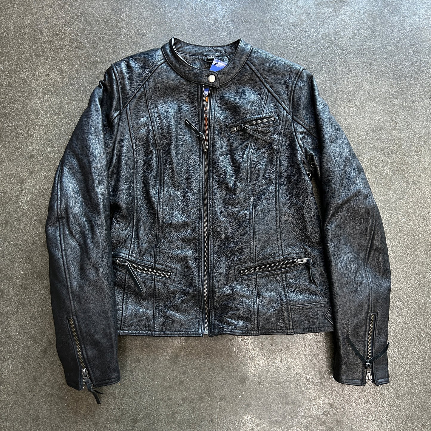 First Classic Genuine Leather Gear Jacket